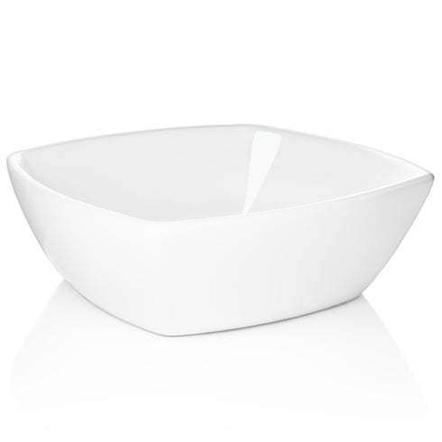 16 x 16-in Square White Ceramic Vessel Sink Vanity Bowl
